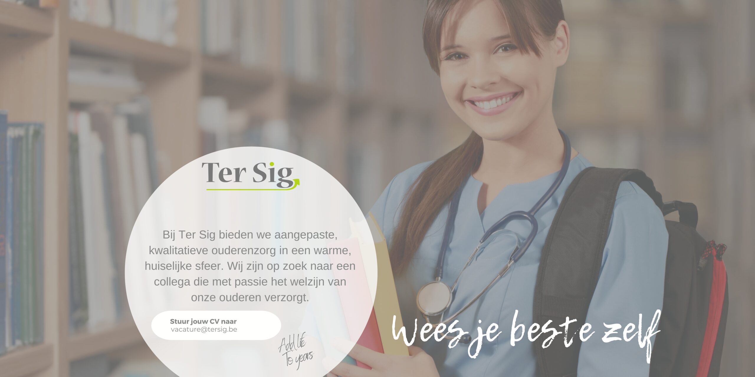 Vacature afbeelding (Middelgrote banner (VS) (liggend)) (1) student, verzorging, verpleging, stage, vacature, verpleegkundige